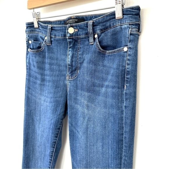 Liverpool “the ankle  skinny” jeans in stretch denim, medium rise - Picture 4 of 14